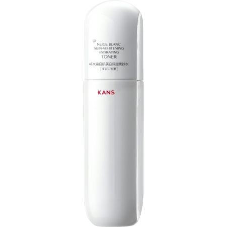 Kans Neige Blanc Skin-Whitening Hydrating Toner Tónico facial de textura ligera calma hidrata y fortalece eliminando manchas con polipéptidos para una piel más firme 80 ml