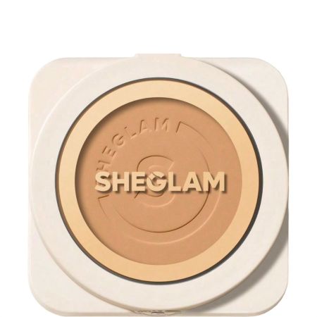 Sheglam Skin Focus High Coverage Powder Foundation Base de maquillaje en polvo de textura sedosa y cobertura total elimina el brillo ofreciendo un acabado ligero