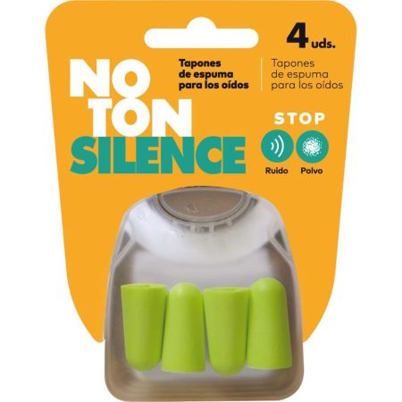 Noton Silence Tapones De Espuma Para Los Oídos Tapones de espuma antiruido para los oídos 4 uds