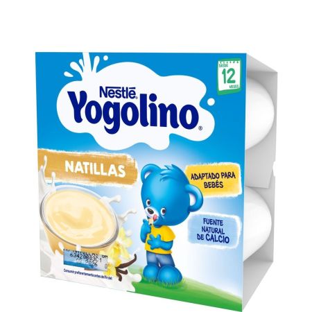 Nestle Yogolino Postre lacteo natillas con vainilla 4x100 gr