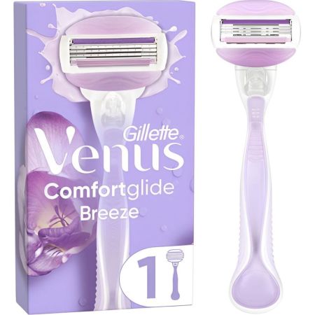 Gillette Venus Comfortglide Breeze Maquinilla De Afeitar Maquinilla de afeitar depilación suave apurada y duradera 4 uds