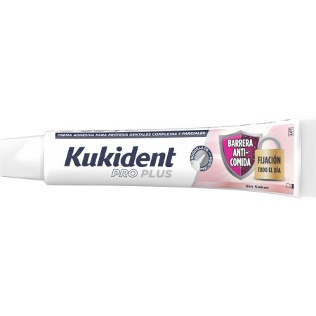 Kukident Pro Plus Crema Adhesiva Valor Maximo Crema adhesiva para prótesis dentales completas o parciales efecto sellado 57 gr