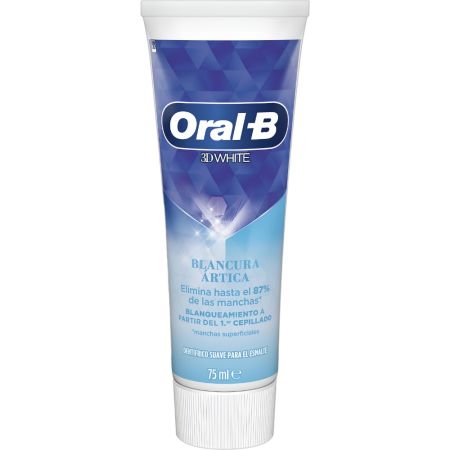 Oral-B 3d White Bláncura Ártica Dentífrico Pasta de dientes elimina hasta el 87% de las manchas sabor menta 75 ml