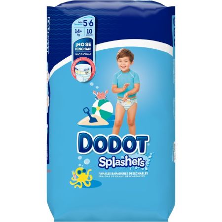 Dodot Splashers Bañadores desechables talla 5/6. +14kg. 10 uds