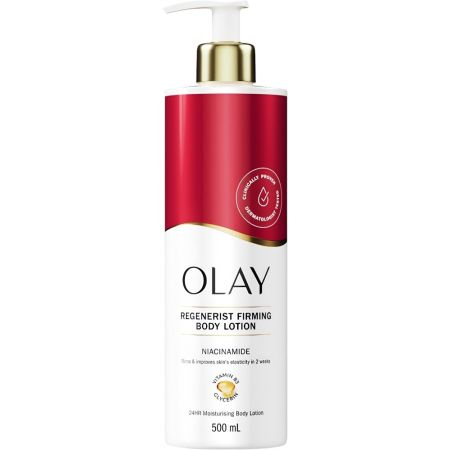 Olay Niacinamide Regenerist Firming Body Lotion Loción corporal reafirmante de textura ligera renueva y restaura hidratando 24 horas con aroma cítrico 500 ml