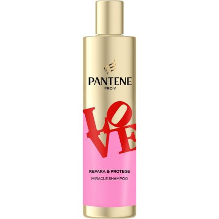 Pantene Love Pro-V Active Nutri-Plex Repara & Protege Champú Champú reparador ofrece brillo y suavidad previniendo puntas abiertas para cabello débil y dañado 250 ml