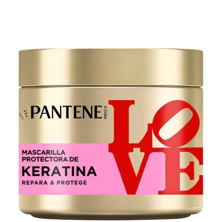 Pantene Love Pro-V Nutri-Plex Repara & Protege Mascarilla Keratina Mascarilla capilar reparadora ofrece brillo y suavidad previniendo puntas abiertas para cabello débil y dañado 300 ml