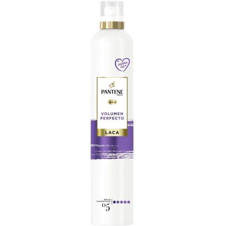 Pantene Pro-V Volumen Perfecto Laca Nº5 Laca fijadora antiencrespamiento ofrece aspecto más denso y voluminoso para un cabello suave y duradero