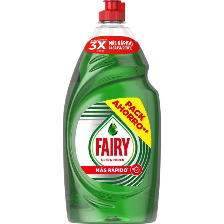 Fairy Lavavajillas Ultra Poder Lavavajillas a mano antigrasa para una limpieza rápida y sin esfuerzo