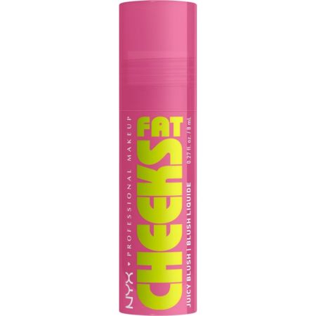 Nyx Professional Makeup Fat Cheeks Juicy Blush Colorete líquido se difumina fácilmente para acabado perfecto y duradero