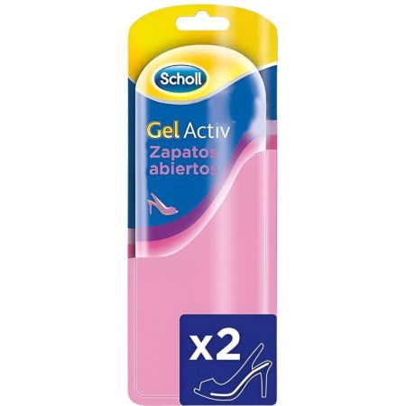Scholl Gel Activ Zapatos Abiertos Plantillas para una comodidad en zapatos abiertos evitando la compresión de los dedos