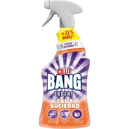 Cillit Bang Expert Cal Y Suciedad Potente Limpiador Formato Especial Limpiador eficaz elimina cal restos de jabón marcas de agua y suciedad con potente fórmula 1000 ml
