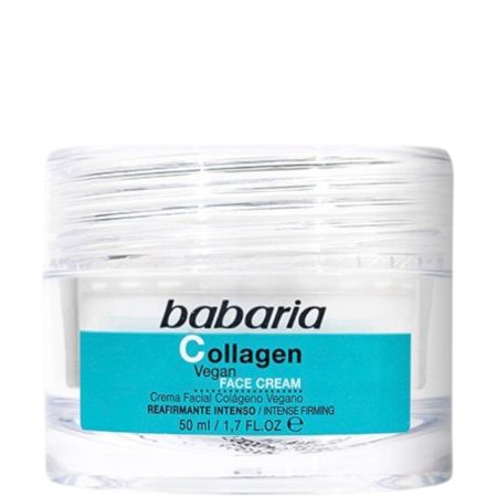 Babaria Collagen Vegan Crema Facial Crema de día y noche corrige signos de edad rejuveneciendo visiblemente la piel 50 ml