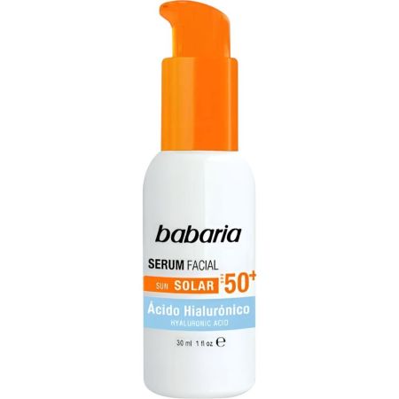 Babaria Sun Solar Sérum Facial Spf 50+ Sérum facial reductor de manchas con ácido hialurónico 30 ml