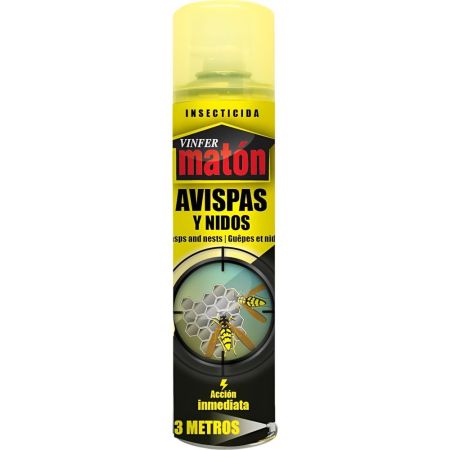 Vinfer Matón Insecticida Avispas Insecticida de alta calidad ofrece acción inmediata contra avispas y nidos 400 ml