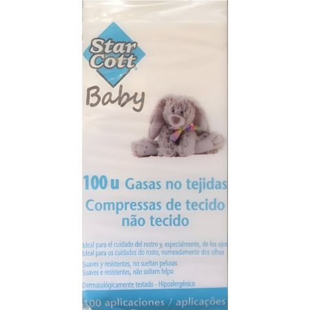 Star Cott Baby Gasas no tejidas 100 ud