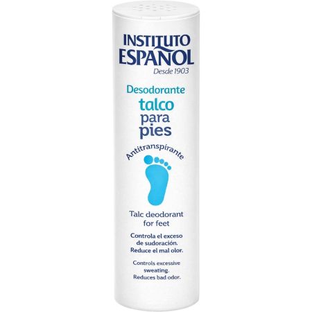 Instituto Español Desodorante Talco Para Pies Desodorante para pies antitranspirante controla el sudor y elimina el mal olor 185 gr