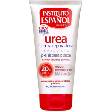 Instituto Español Urea Avanzada Crema Reparadora Crema corporal repara y protege suavizando pies codos y manos 150 ml