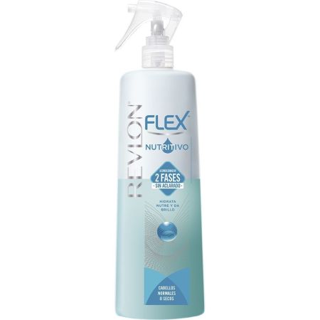 Flex Nutritivo 2 Fases Sin Aclarado Acondicionador Acondicionador extrasuave hidrata nutre aporta brillo y desenreda 400 ml