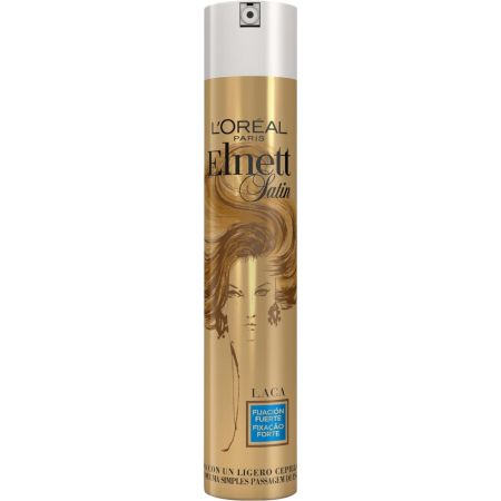 Elnett Satin Fijación Fuerte Laca Laca fijadora infinidad de peinados sin efecto apelmazado 400 ml