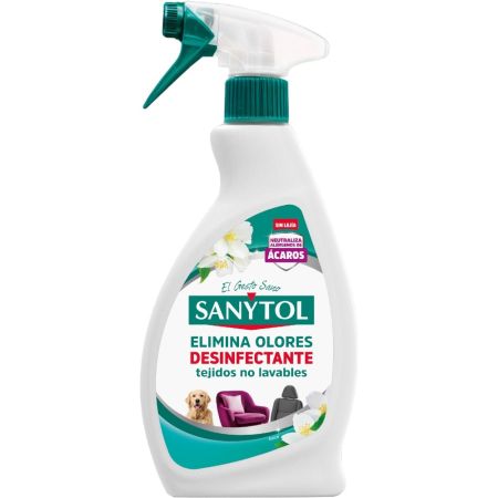 Sanytol Elimina Olores Textil Antialérgenos Desinfectante sin lejía elimina malos olores y bacterias de la ropa 500 ml