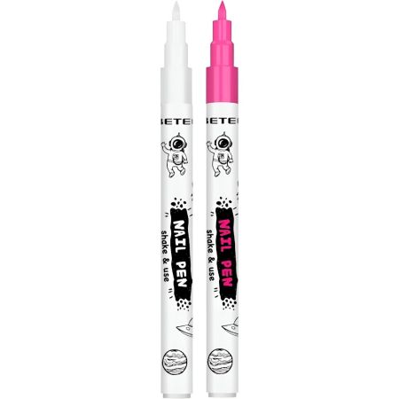 Beter Genius Tribe Nails Pens Rotulador para uñas vegano dibuja decora y crea sin parar personalizando tus uñas con estilo único 2 uds