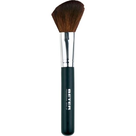 Beter Brocha De Maquillaje Angulada Pelo De Cabra Brocha de maquillaje para colorete aplica se extiende de forma homogénea