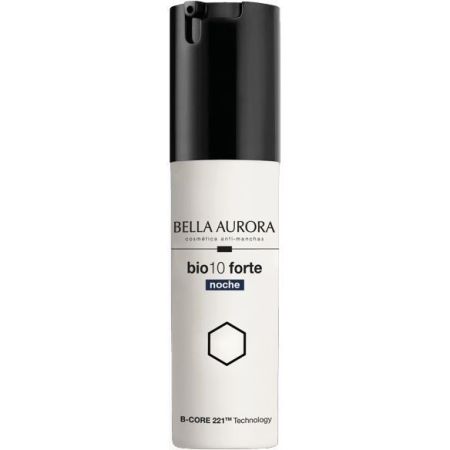 Bella Aurora Bio10 Forte Noche Anti-Manchas Serum Despigmentante Tratamiento despigmentante intensivo de noche actúa donde se originan las manchas para una piel más lisa y luminosa 30 ml