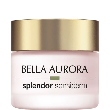 Bella Aurora Splendor Sensiderm Crema Antiedad Reparadora Crema antiedad actúa sobre los signos de la edad hidratando y calmando la sensación de sequedad y tirantez 50 ml