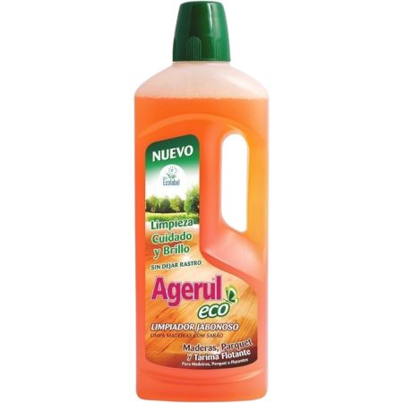 Agerul Eco Limpiador Jabonoso Limpieza Cuidado Y Brillo Limpiador jabonoso de madera ecológico ataca la suciedad y desengrasa 750 ml
