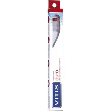 Vitis Cepillo Dental Duro Cepillo de dientes cabezal normal de dureza fuerte
