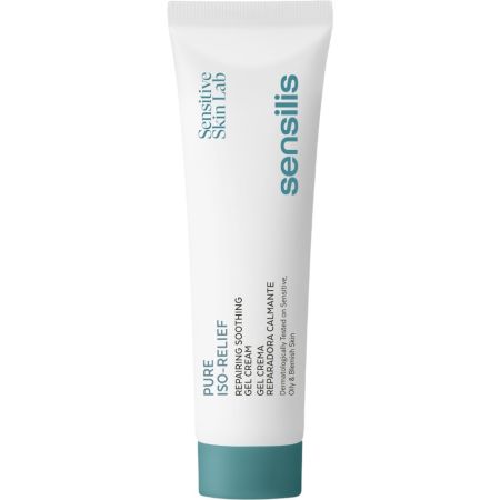 Sensilis Pure Iso-Relief Gel Crema Reparadora Crema facial de textura gel repara la barrera y calma el enrojecimiento ofreciendo una hidratación profunda 50 ml