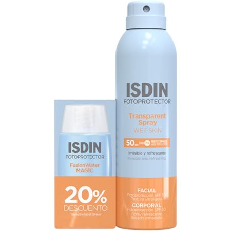 Isdin Fotoprotector Facial Y Corporal Spf 50 Set Formato Especial Set de protección solar facial y corporal protege y cuida la piel del sol todos los días