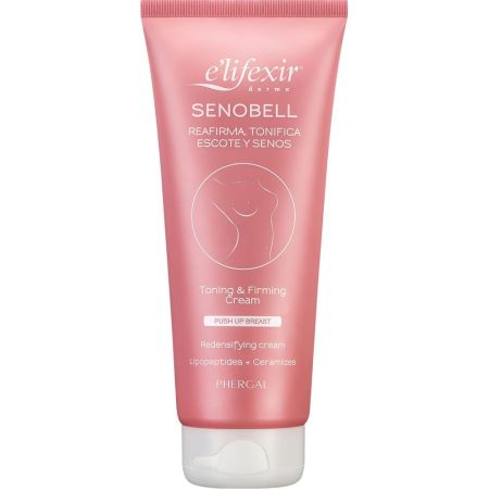 Elifexir Senobell Crema Reafirmante Tonificante Senos Crema corporal con efecto tensor aumenta la firmeza de los senos nutriendo y corrigiendo estrías 200 ml