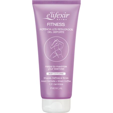 Elifexir Fitness Gel Remodelador Reafirmante Gel corporal estiliza define y tonifica potenciando los resultados del deporte 200 ml
