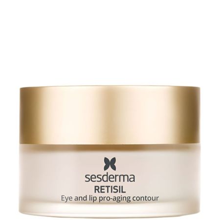 Sesderma Retisil Contorno De Ojos Y Labios Pro-Aging Contorno de ojos y labios intensivo antiedad antiarrugas y reafirmante reduce manchas y flacidez para aspecto mejorado 30 ml