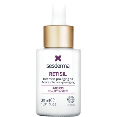 Sesderma Retisil Aceite Intensivo Pro-Aging Aceite intensivo antiedad antiarrugas y reafirmante reduce manchas y flacidez para aspecto mejorado 30 ml