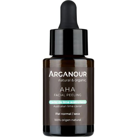 Arganour Aha Peeling Facial Exfoliante facial suaviza e ilumina con caviar de lima australiano 100% natural 30 ml