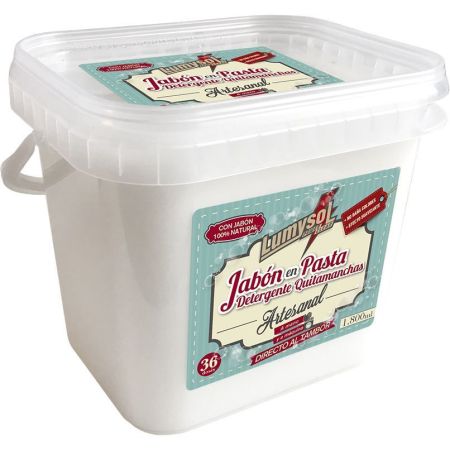 Lumysol Artesanal Jabón En Pasta Jabón en pasta antimanchas 100% natural ofrece limpieza profunda y natural ideal para cuidar tu ropa 36 lavados
