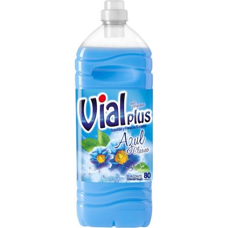 Vialplus Azul Clásica Suavizante Concentrado Suavizante concentrado para suavidad y frescura 80 lavados 2000 ml