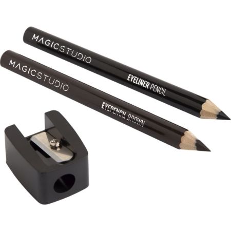 Magic Studio Eyeliner Brow Pencil & Sharper Eyes Set Set de lápiz de ojos y lápiz para cejas mirada perfecta