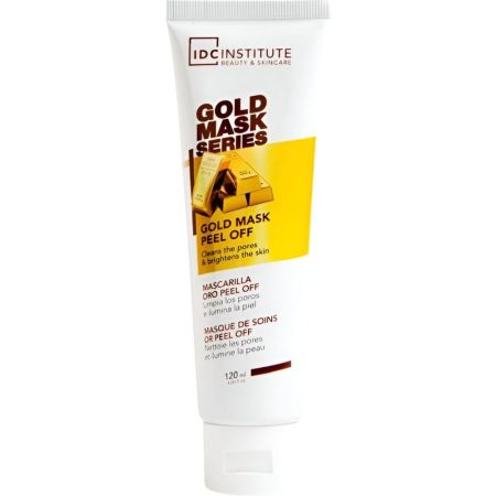 Idc Institute Gold Mask Series Mascarilla Oro Peel Off Bote Mascarilla facial limpia poros e ilumina el rostro recuperando la energía de la piel 120 ml