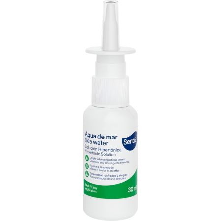 Senti2 Agua De Mar Solución Hipertónica Spray nasal descongestivo de agua de mar 30 ml