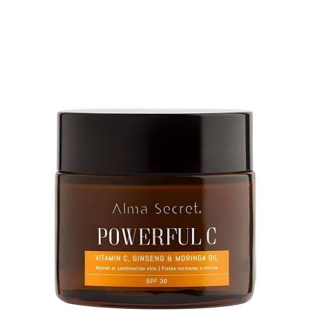 Alma Secret Powerful C Spf 30 Piel Normal O Mixta Crema facial de día aporta firmeza e hidratación piel regenerada y luminosa 24 horas 50 ml