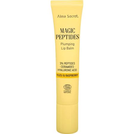 Alma Secret Magic Peptides Plumping Lip Balm Bálsamo labial combina beneficios de un bálsamo con brillo de un lip gloss ofreciendo volumen y mejoranto el tono 15 ml