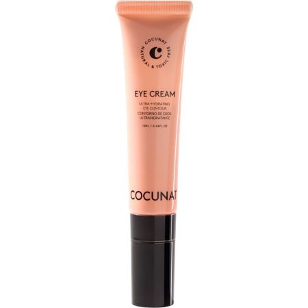 Cocunat Eye Cream Contorno De Ojos Ultrahidratante Contorno de ojos ultrahidratante de triple acción con aplicador efecto frío descongestiona bolsas y borra ojeras 12 ml