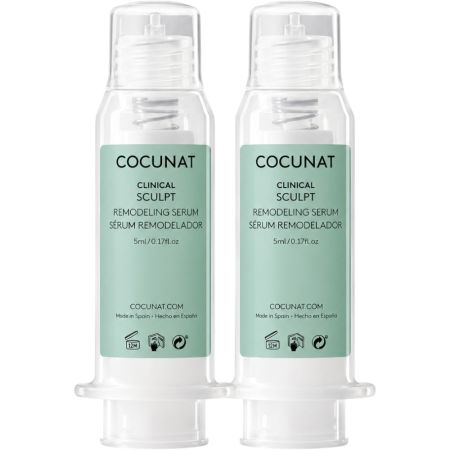 Cocunat Clinical Sculpt Sérum Corporal Remodelador Tratamiento corporal completo actúa contra la grasa localizada en brazos muslos y abdomen en solo 15 días 2x5 ml