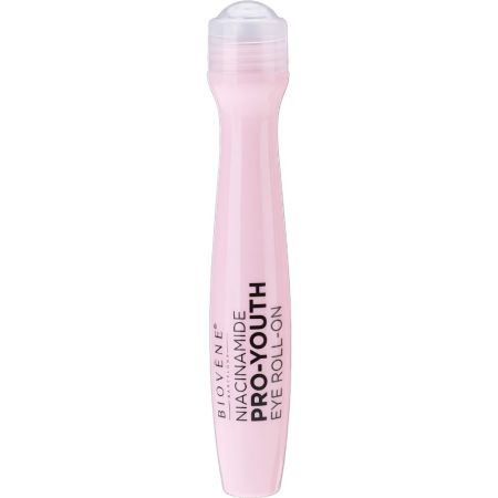 Biovène Pro-Youth Niacinamide Eye Roll-On Contorno de ojos antiedad reduce bolsas refrescando la zona de la ojera con niacinamida y péptidos 15 ml