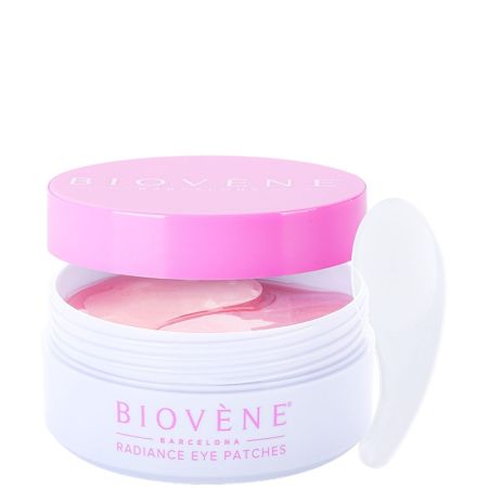 Biovène Radiance Under Eyes Patches Parches de hidrogel para contorno de ojos revitaliza hidrata y reduce hinchazón con bakuchiol 60 uds