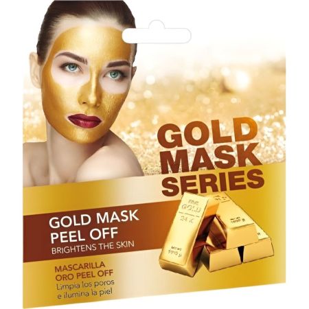 Idc Institute Gold Mask Series Mascarilla Oro Peel Off Mascarilla de oro limpia poros e ilumina piel purificada y resplandeciente